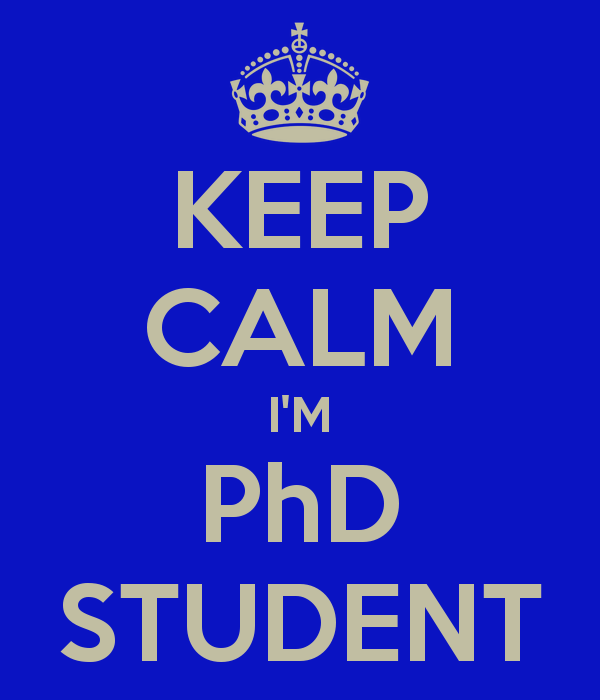 keep calm i m phd student